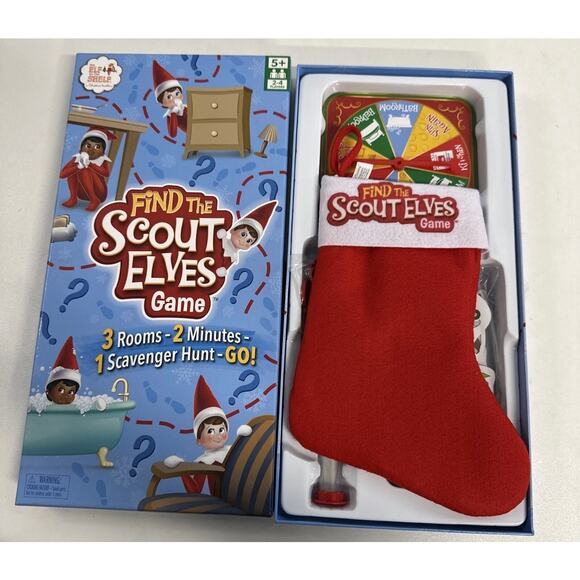 Elf on the Shelf Find the Scout Elves Game Ages 5+ NEW family Game Night holiday - Picture 5 of 5